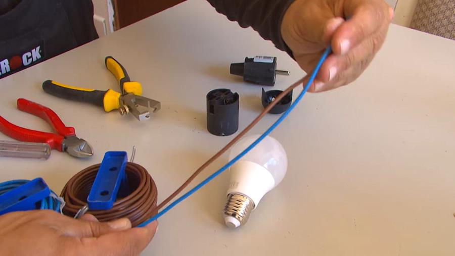 basismateriaal lamp maken