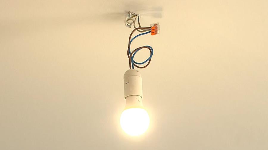voorlopige lamp plafond