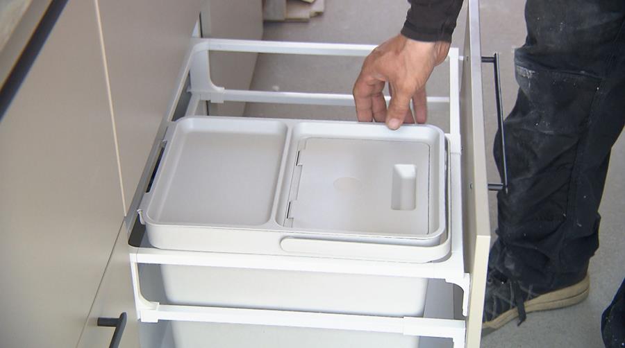 afvallade installeren eiland