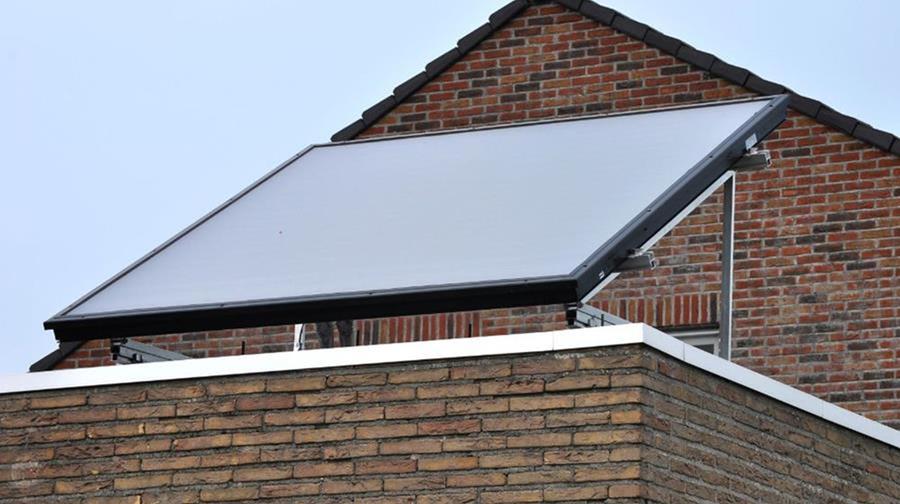 zonne-installatie vlakkeplaatcollector
