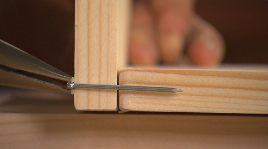 diepte nagelverbinding hout