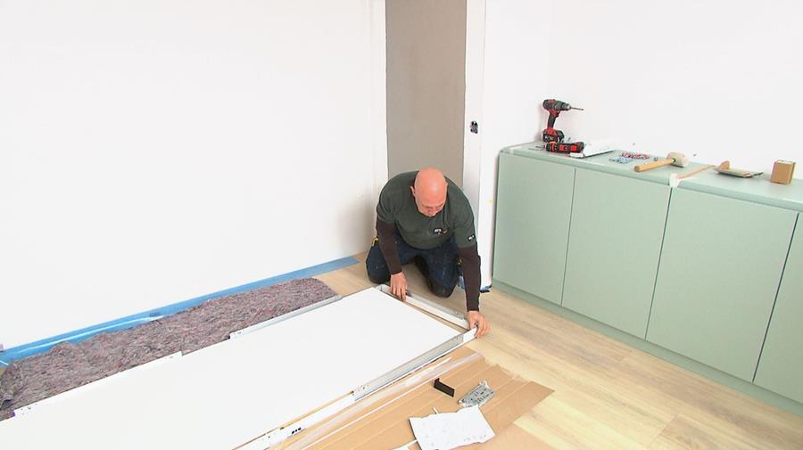 frame volledig bevestigen