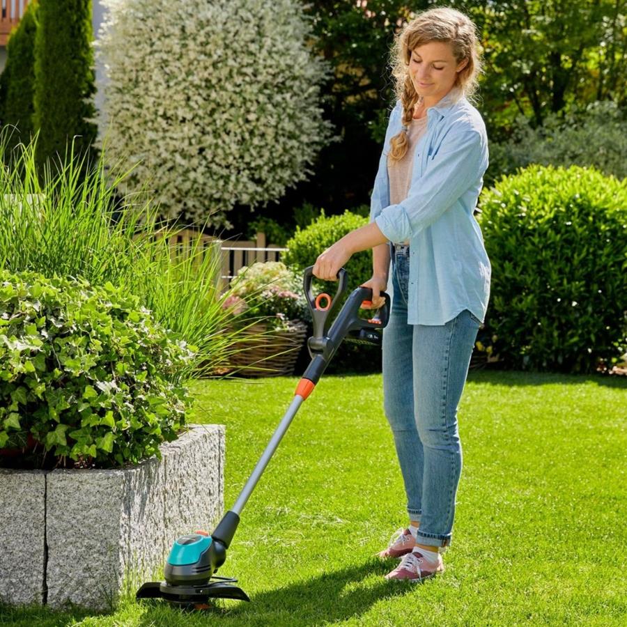 gardena grastrimmer gebruik