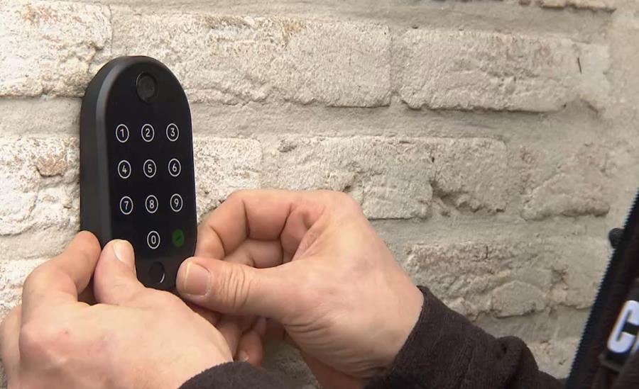 keypad installeren