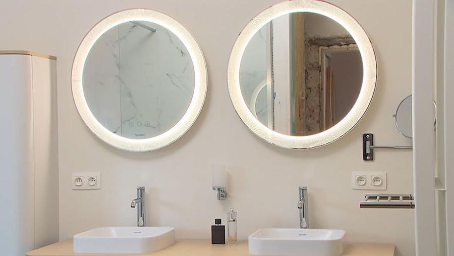 spiegelverlichting badkamer