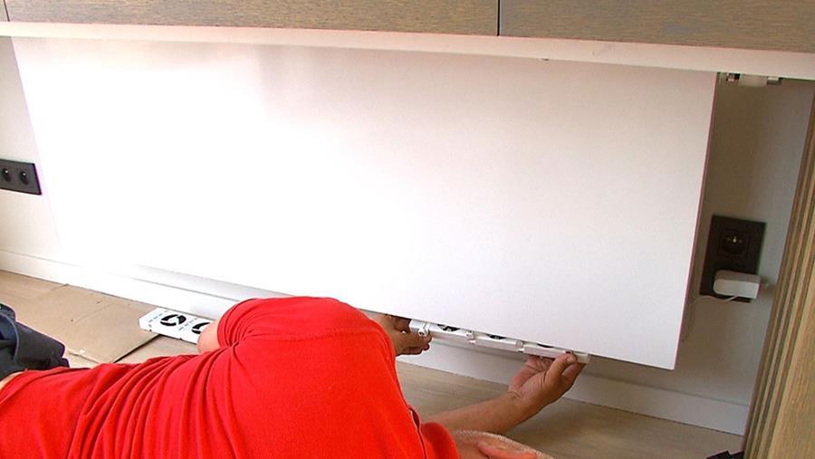 radiatoventilatoren vastmaken