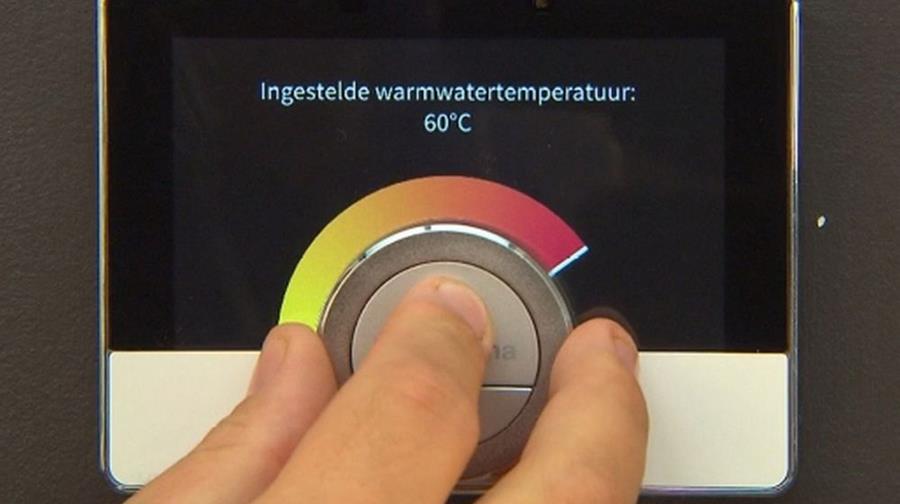 sanitar warm water temperatuur