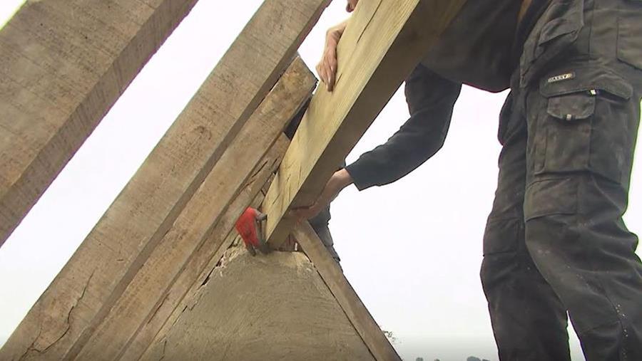 hout voor dakopbouw