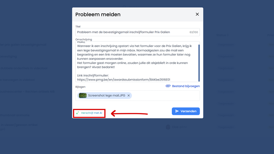 herschrijf met AI