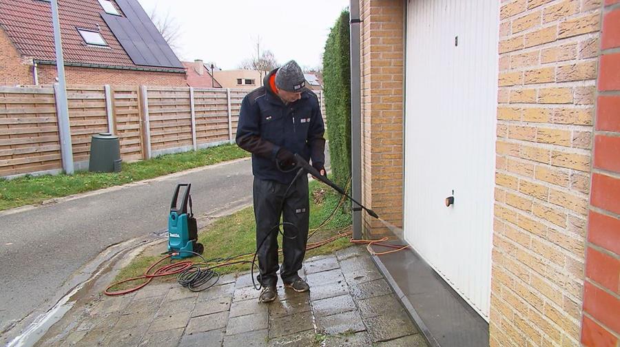 gebruik hogedrukreiniger