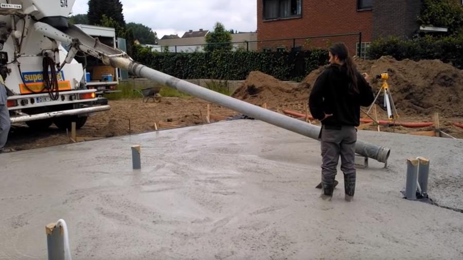 plaat funderingen leggen