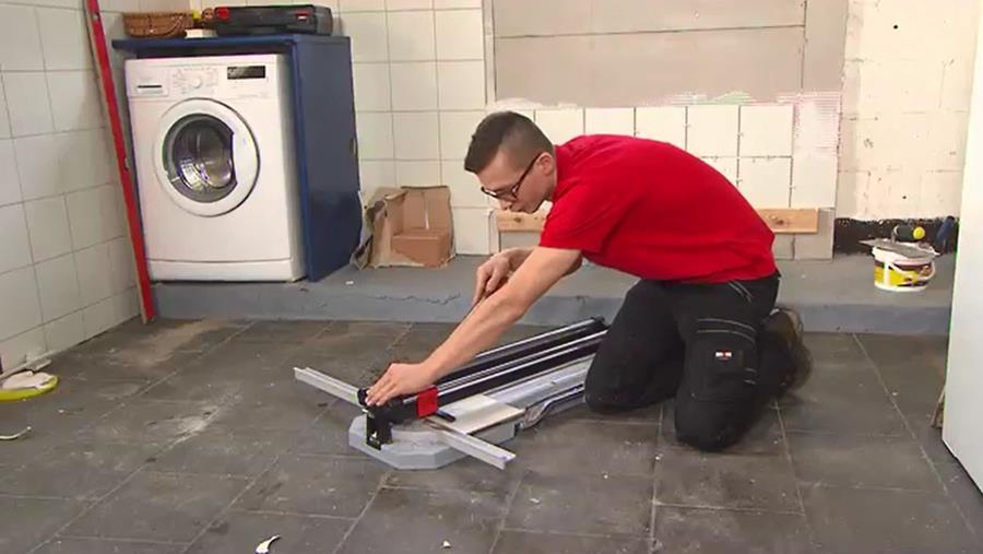 tegelzaag garage wasplaats