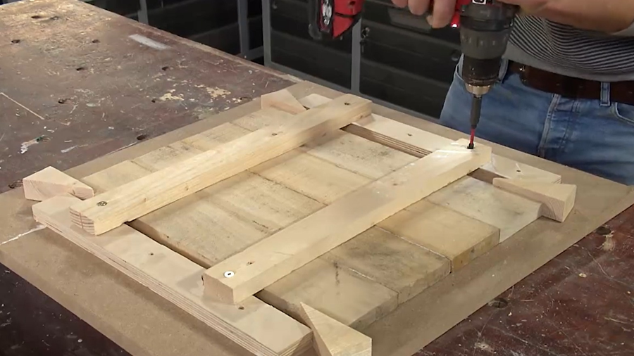 latten DIY klemhulpstuk planken