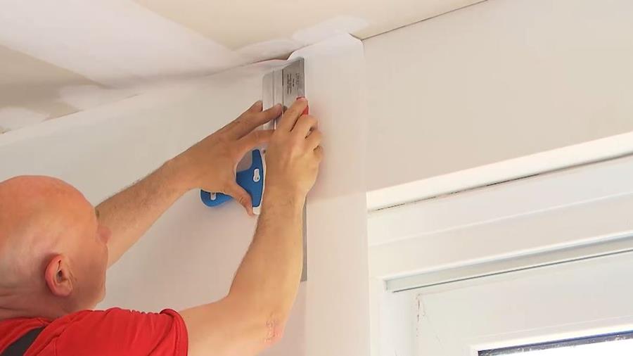 vliesbehang préparer travaux peinture