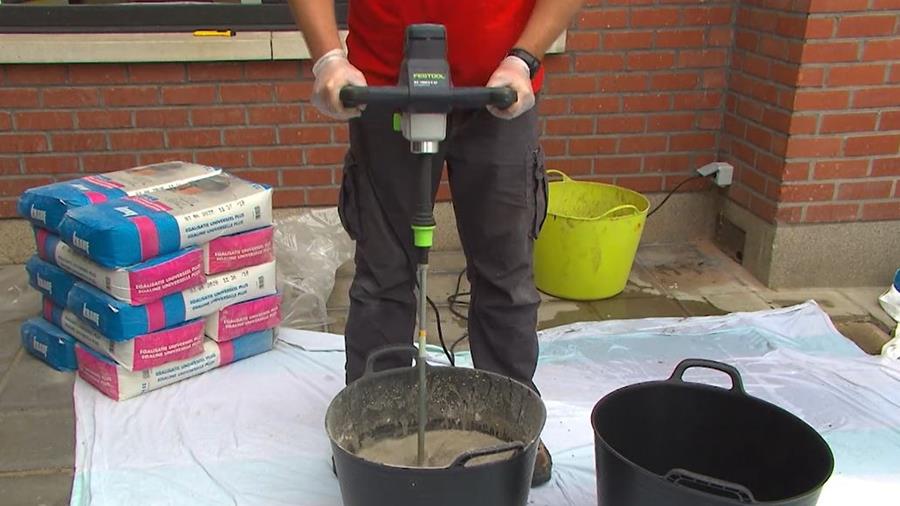 aanmaken egaliseren vloer